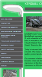 Mobile Screenshot of kendallcountyconcrete.com